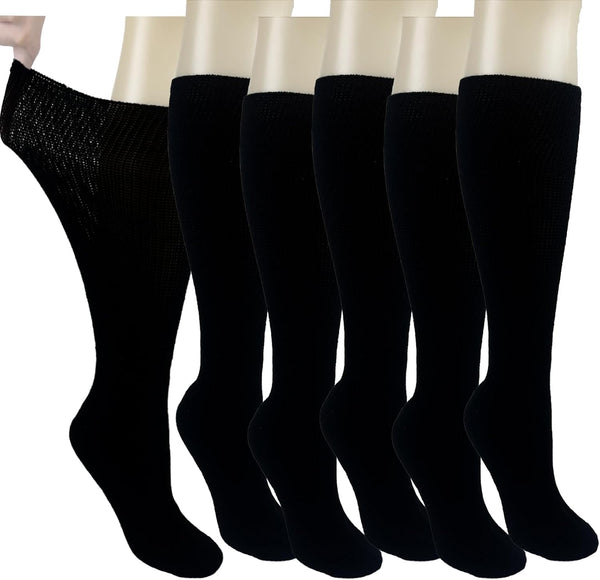 Ioryzek Bariatric Diabetic Socks for Men Women, Extra Wide Calf Non Binding Socks