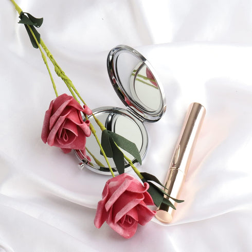 Lywjyb Birdgot Movie Inspired Gift - Fairy Tale Makeup Mirror, Inspirational Compact Mirror for Her (Cinder Mirr