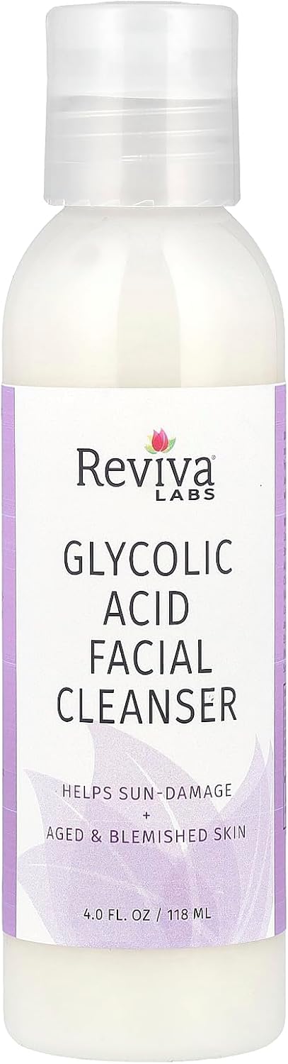 REVIVA LABS Glycolic Acid Cleanser, 4 oz