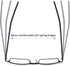 REAVEE 3 Pack Slim Pen Reading Glasses, Stylish Readers for Men Women with Portable Clip Case