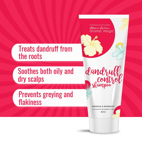 Anti Dandruff Shampoo, 6.76 Fl Oz, Hydrating Shampoo for Dry Scalp with Rosemary & Coconut Oil