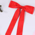 Satin Bow Hair Clips for Women, Silky Hair Ribbon Bows with Long Tail Accessories for Girls