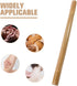 HOOWIFFY Massage Stick Roller with Black Storage Bag, Natural Wood Muscle Massager for Neck, Shoulder, Face, and Full