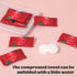 100 Pcs Mini Compressed Towels, Disposable Face Compressed Towel, Portable Coin Tissue for Travel and Outdoor Activities