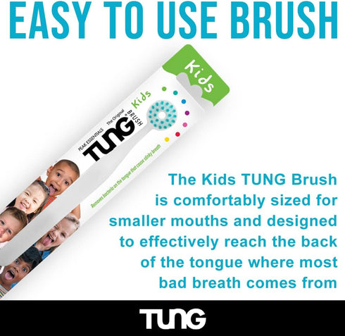 Kids Tongue Cleaner, Child's Tongue Scraper, Children's Tongue Brush, Tongue Scrubber, Made in America, Set of 2