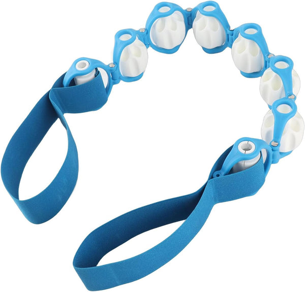 Luqeeg Back Massage Roller Rope, Multi Functional Elastic Pull Strap Massage Tool,