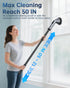 IPX7 2-Speed, 7 VICNOVA Electric Spin Scrubber, Waterproof Extendable Long Handle Cordless Cleaning Brush