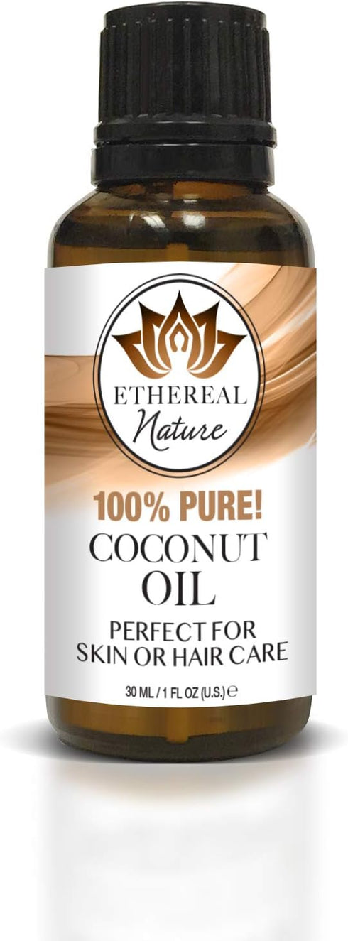 Ethereal Nature 100% Pure Coconut Oil, 1.01 Fluid Ounce