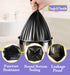 Hommaly 3 Gallon Small Black Trash Bags, 180 Count, Leakproof and Strong for Office, Kitchen, Bathroom