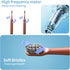 LUWRADAAD 2 3 Rechargeable Sonic Electric Toothbrush for Adults, Powered Motor High Vibration Teeth & Gum Care, Soft