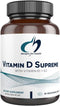 Designs for Health Vitamin D Supreme, 5000 IU with 2000mcg Vitamin K as MK4 - Bone Health, Heart Health & Immune