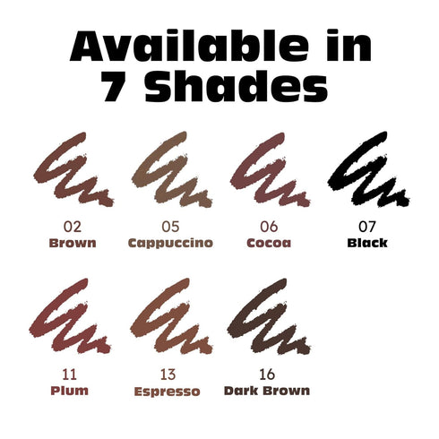 Ruby Kisses Auto Lip Liner Pencil, Long Lasting, Smooth Application Mechanical Lip Liner (Brown)