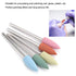 Nail Drill Bits Set, 5pcs Rubber Nail Drill Bits - Manicure Pedicure Tool for Processing and Polishing Nails