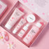 Sakura Skincare Gift Set, Daily Care Travel Kit with Cleanser, Toner, Serum, Eye Cream, and Face Cream for Women (5pcs)