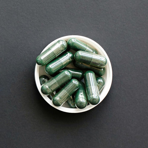 Earthborn Elements Spirulina, 200 Capsules, Pure & Undiluted, No Additives