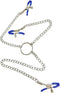 YHWQYR Nipple Chain Clip Clamps for Women Stainless Steel Body Clamps Adjustable Non-Piercing