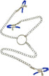 YHWQYR Nipple Chain Clip Clamps for Women Stainless Steel Body Clamps Adjustable Non-Piercing