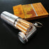 Joint Mini Aluminum Cigarette Case Holder with Key Ring, Waterproof Round Pocket Box for Cigarettes
