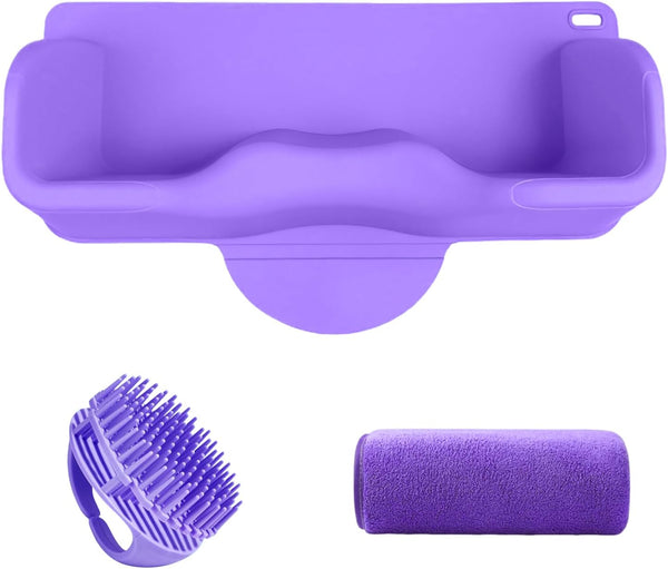 Owiooll Portable Hair Wash Basin for Kids and Teens,Tear-Free Shampoo Bowl with Neck