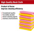 UNHA'S Dish Scrubber Cloth | Mesh Dishwashing Scouring Pad for Kitchen | Non-Abrasive, Quick Dry, Odorless Polyester