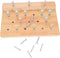 Yardwe Hand Therapy Board Wooden Pegboard for Finger Strengthening Hand-Eye Coordination Occupational