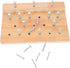 Yardwe Hand Therapy Board Wooden Pegboard for Finger Strengthening Hand-Eye Coordination Occupational
