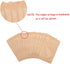 Volanic 100PCS 3X5 Inch Kraft Paper Bags, Small Flat Party Favor Bag for Bakery Cookies Sandwich Soap Packing
