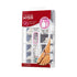 KISS 96 Full Cover Toenails Kit, Long Lasting Fake Nails, DIY Home Manicure Set with Pink Gel Glue