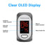 SPA30, SpO2 ThermoBio Fingertip Pulse Oximeter Blood Oxygen Saturation Monitor, Fast Reading Oxygen Meter with Clear
