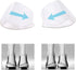 MARS WELLNESS Medial & Lateral Heel Wedge Silicone - 2 Pairs Universal Adhesive Shoe Insert for Knock Knee Pain, Foot