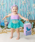 iefoah 12 Pack Mermaid Party Supplies - Gift Bags, Favors, Glitter Treat Paper Bags for Kids Girls Birthday Party