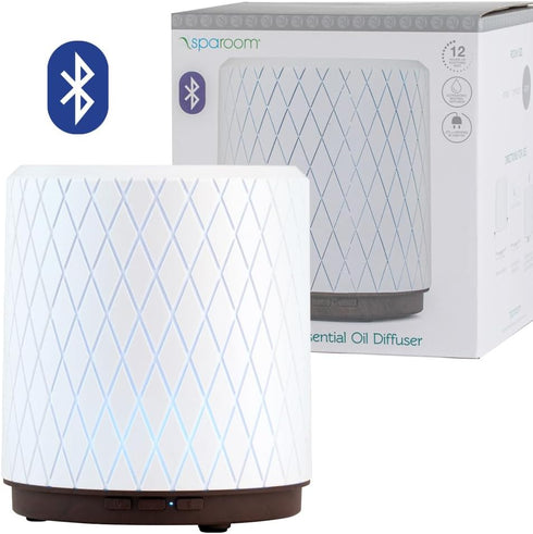 SpaRoom Athena Bluetooth Ultrasonic Essential Oil Diffuser for Large Rooms