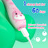 SEAGO Kids Electric Toothbrushes - Rechargeable Power Toothbrush with Magnetic Charging, 8 Toothbrush Heads (Pink)