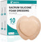 ZMZPA Sacral Foam Dressing, Sacrum Silicone Foam Dressing with Border, 7x7 Large Bandage