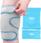 Hilph Knee Ice Pack Wrap, Reusable Hot Cold Compression for Knee Pain Relief, Meniscus Tear, ACL, Swelling (Grey)