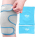 Hilph Knee Ice Pack Wrap, Reusable Hot Cold Compression for Knee Pain Relief, Meniscus Tear, ACL, Swelling (Grey)