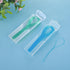 Dental Floss Threader, Biodegradable Multifunctional Nylon Loop Design, 100 Count (2 Pack) Blue + Green