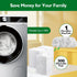 HOMEXCEL Reusable Microfiber Mop Pads for Swiffer Sweeper, Wet & Dry Use, Pack of 4, White