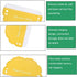 NentMent 3 Pack Countertop Shower Squeegee Bathroom Glass Door Cleaning Scraper with Soft Rubber Water Blade Wiper