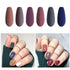 Vishine Fall-Winter Gel Nail Polish Set - 6 Colors Grey Purple Gel Polish Kit, Soak Off UV LED Nail Gel, 8ml Each