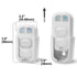 HONWELL Timer for Kids - Battery Powered Tooth Brush Timer, Bathroom Hand Washing Timers with LED Color Light (2 Pack)