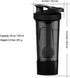 Artoid Mode Inspirational Fitness Protein Shaker Bottle 24-Ounce, Dual Mixing Technology with Storage Box Included