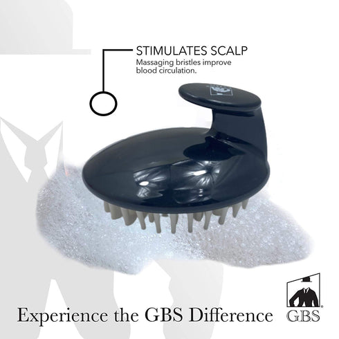 G.B.S Hair Scalp Massager Shampoo Brush, Soft Silicone Bristles, Hair Care Tool for Daily Grooming, Pack of 3