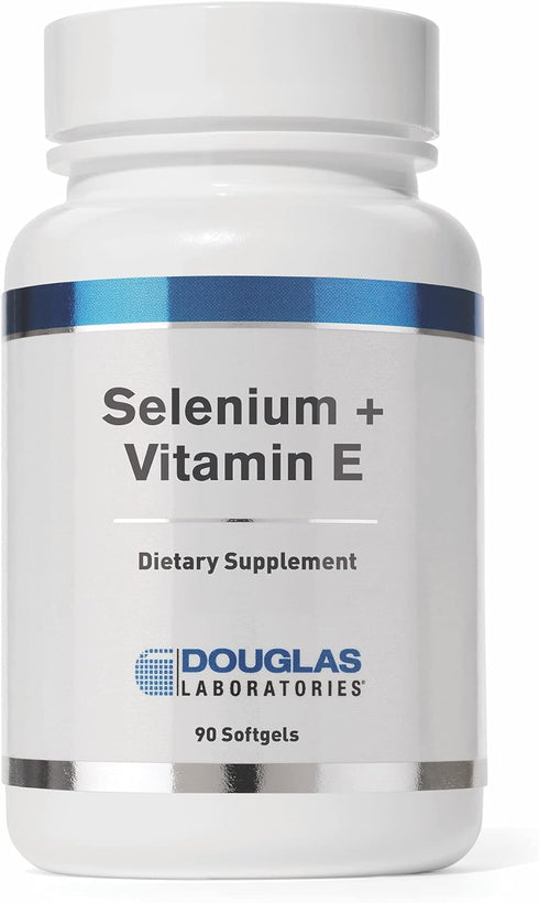 Selenium + Vitamin E | 400 I.U. Natural Vitamin E and 50 mcg. Selenium Douglas Laboratories | 90 Softgels