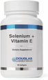 Selenium + Vitamin E | 400 I.U. Natural Vitamin E and 50 mcg. Selenium Douglas Laboratories | 90 Softgels