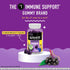 Gummies Immune Gummies 50 Gummies, Airborne Elderberry + Zinc & Vitamin C For Adults, Support Vitamin D & Zinc
