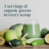 Ora Organic Greens Powder - Vegan, Gluten-Free Super Greens Drink for Energy and Detox, 20+ Superfood Greens Blend