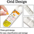 Wopanxye 3 Small Compartment Daily Pill Organizer, Portable Travel Size Pill Box with Pull Tab, Cute Carry-on Medicine