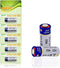 Pack of 5 A23 12V Alkaline Battery 60 mAh for Garage Doors, Ceiling Fans, Doorbells, Remotes