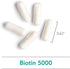 Nutricology Biotin 5000 mcg Supplement, Vitamins for Hair, Skin and Nails, 60 Vegetarian Capsules